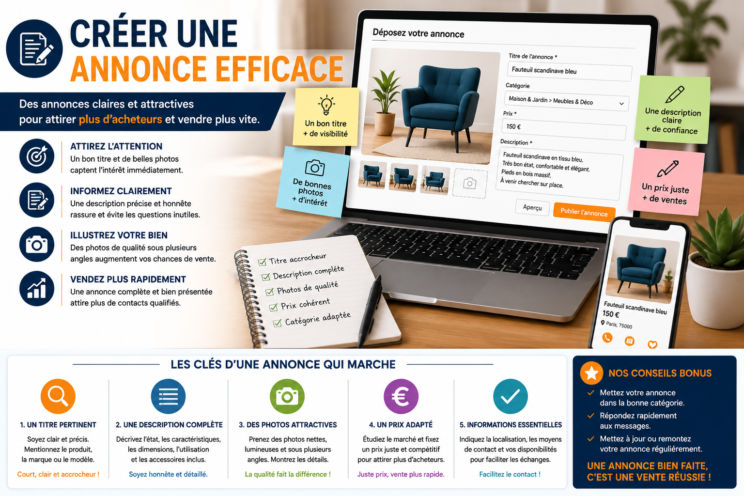 Créer une annonce efficace