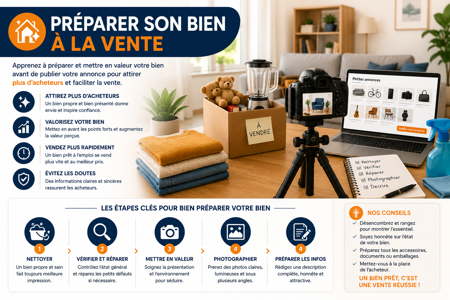 Préparer son bien à la vente