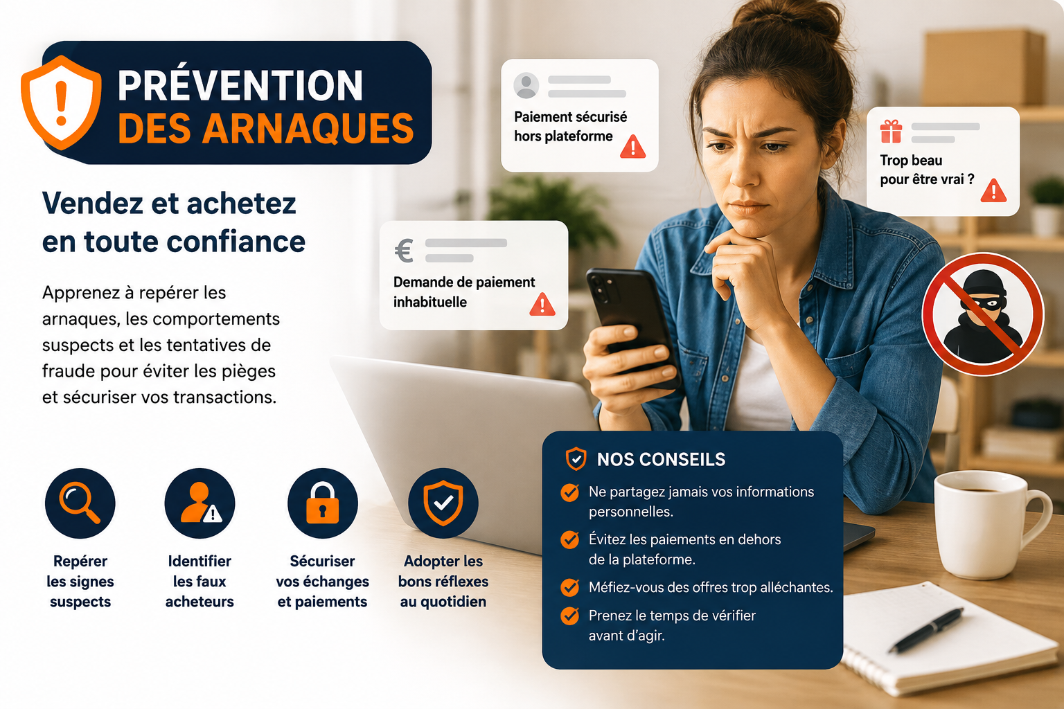 Prévention des arnaques