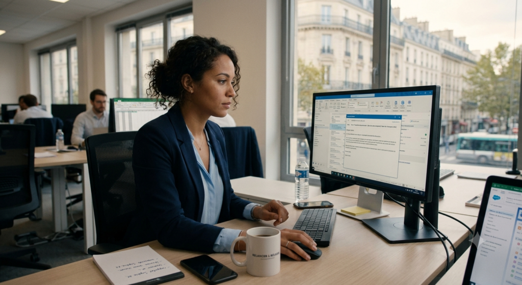 Relance commerciale par email après une première prise de contact