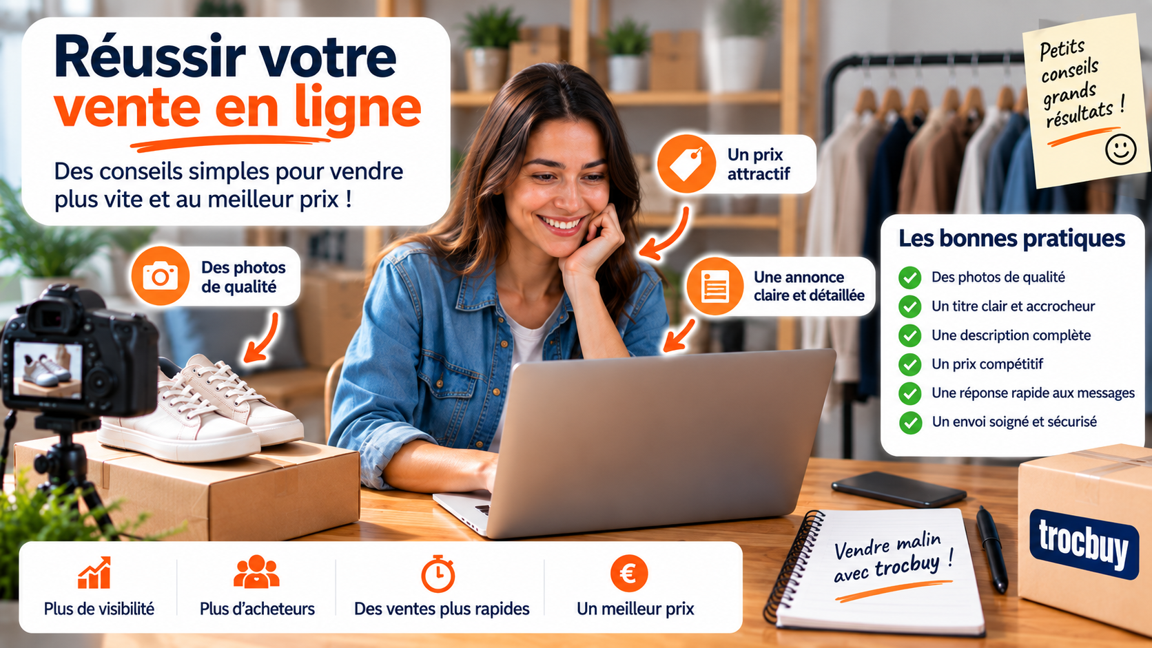 Conseils pour optimiser une annonce et réussir une vente en ligne