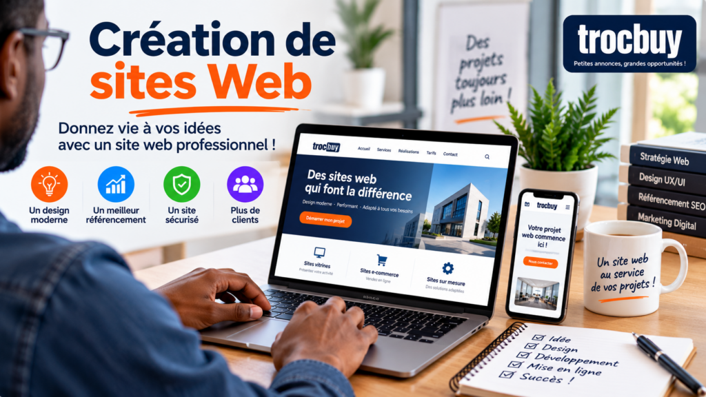 Création de sites Web professionnels – conseils pour réussir son projet en ligne