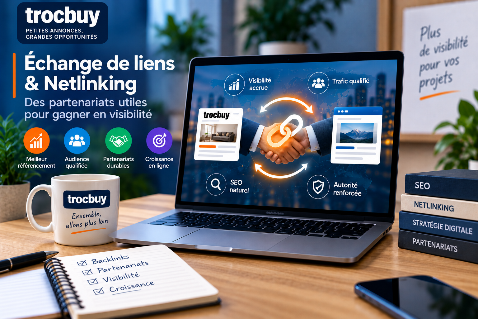 Échange de liens et netlinking pour améliorer la visibilité SEO