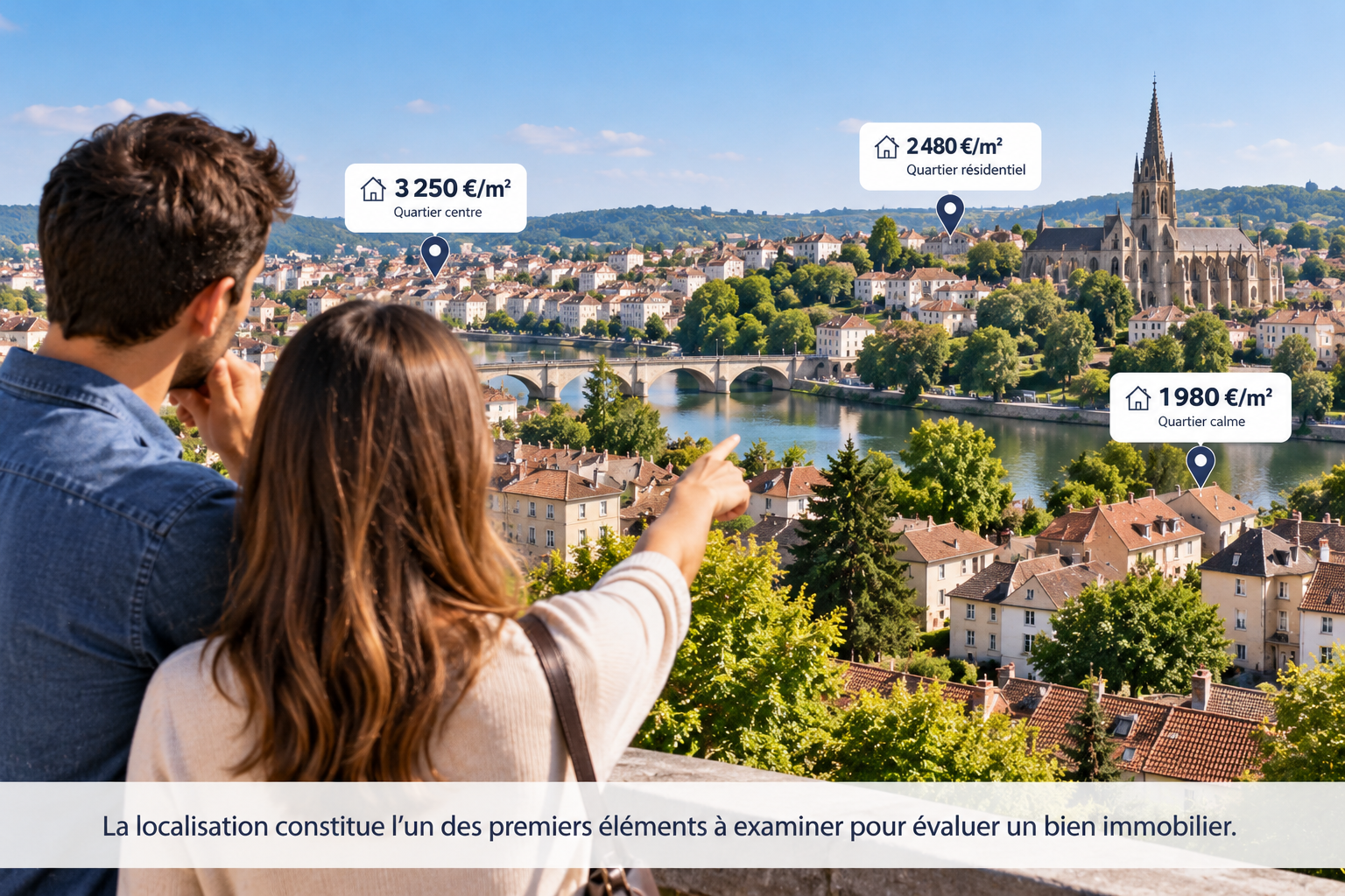 Estimer le prix d'un bien immobilier selon son emplacement