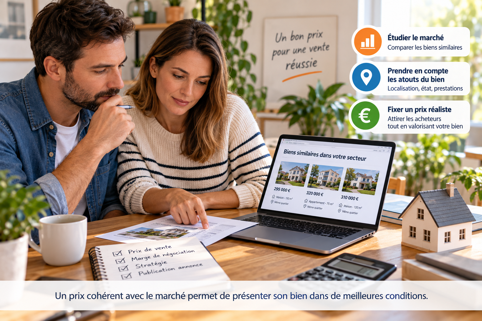 Fixer le prix de vente d'un bien immobilier
