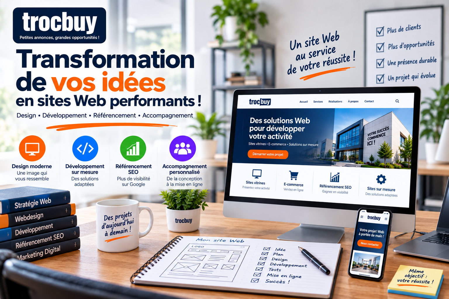 Tests et mise en ligne d'un nouveau site Web professionnel