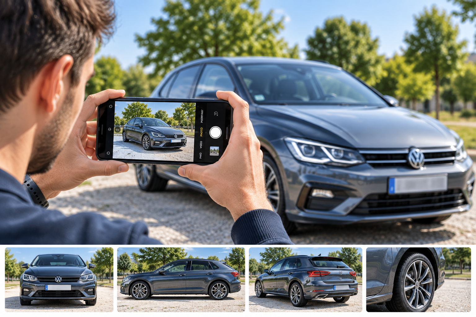 Prendre des photos de sa voiture pour une annonce