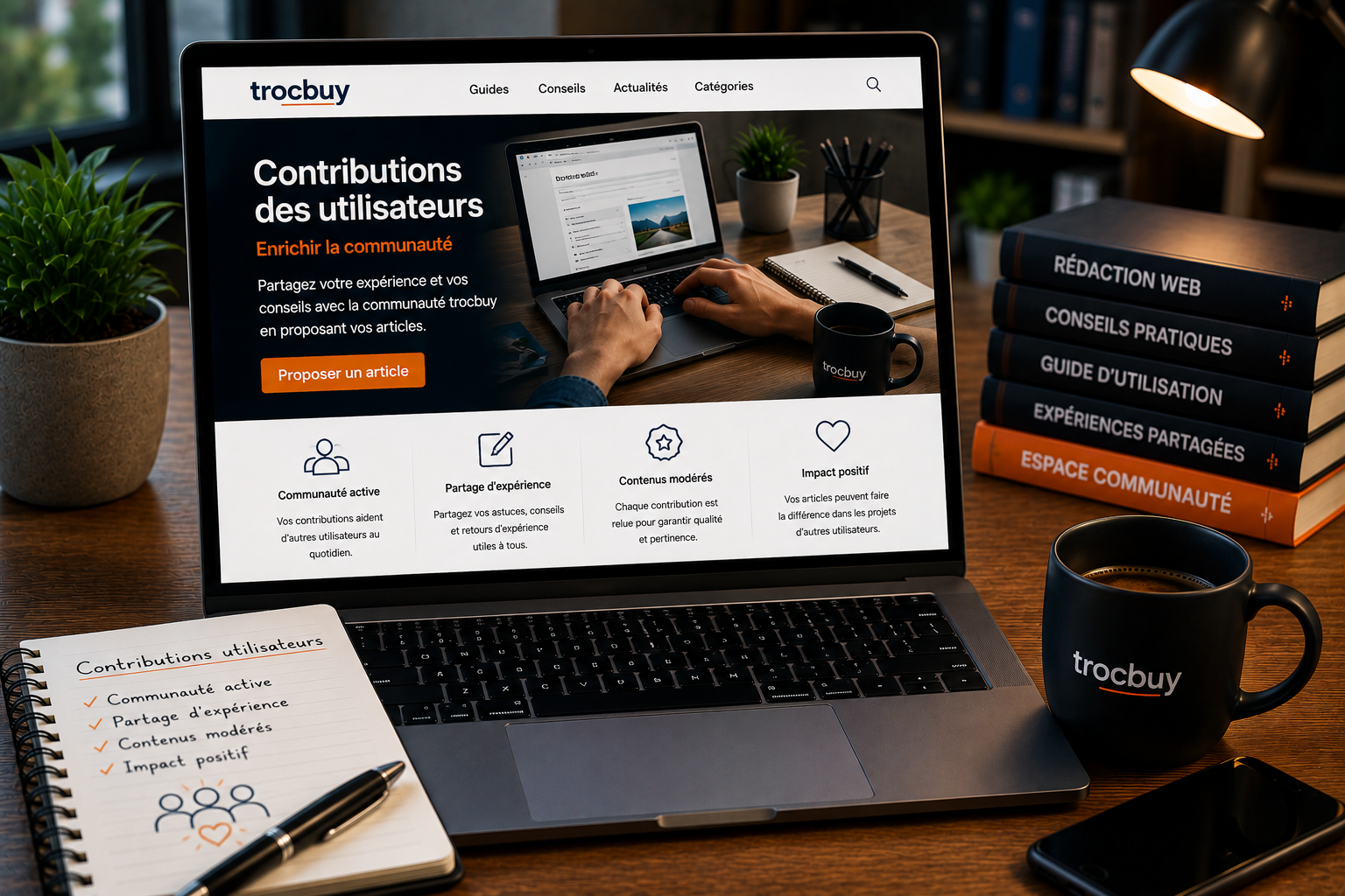 Contributions et propositions d’articles sur trocbuy