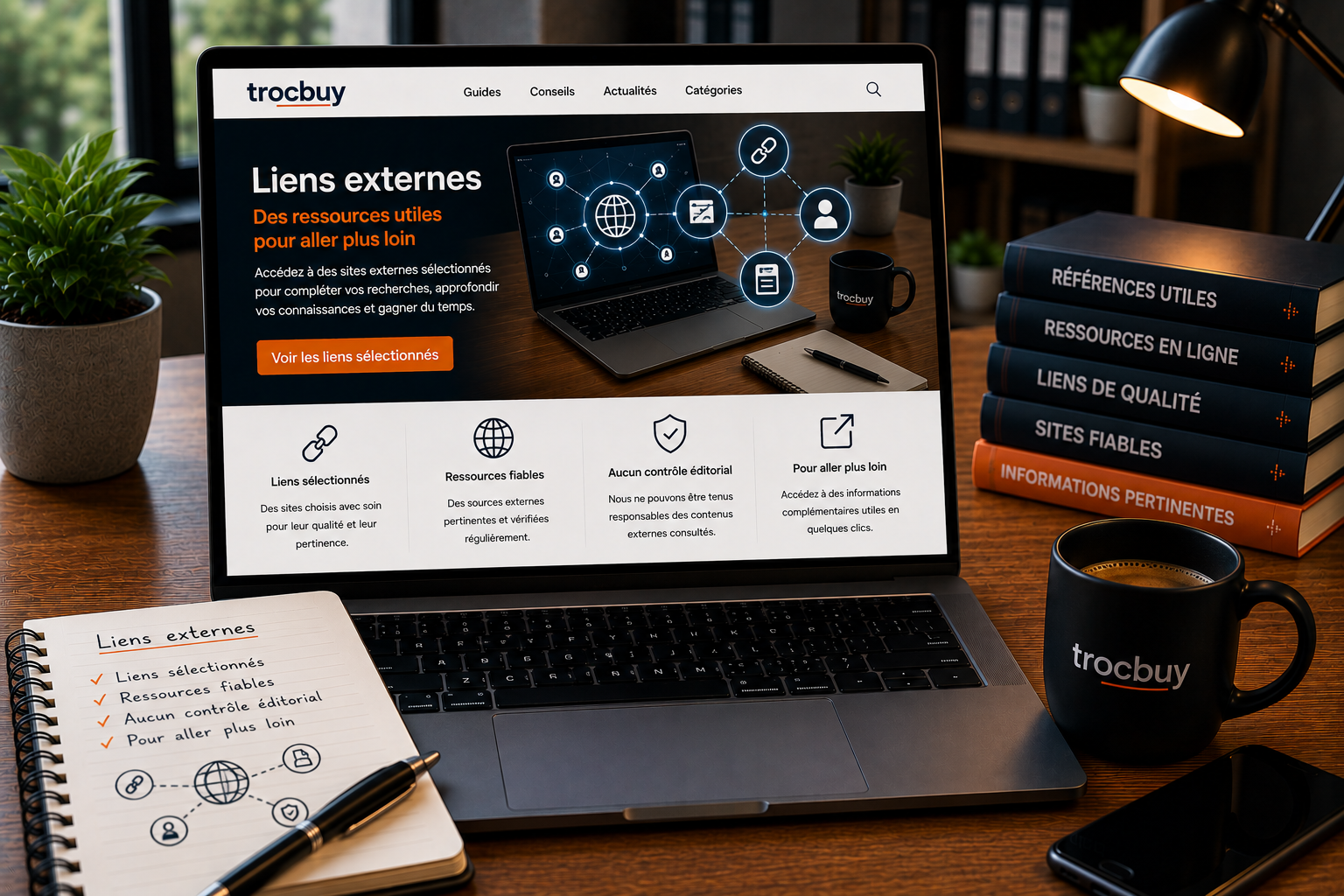 Liens externes et ressources du blog trocbuy