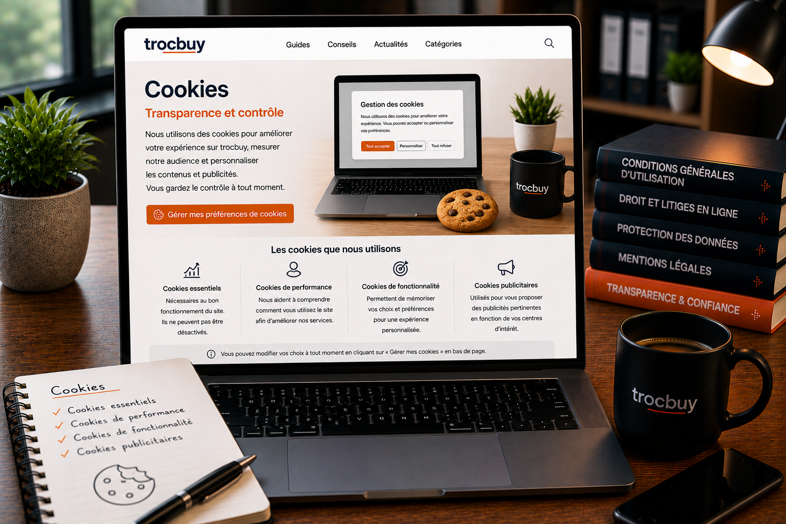 Cookies et traceurs sur le blog trocbuy