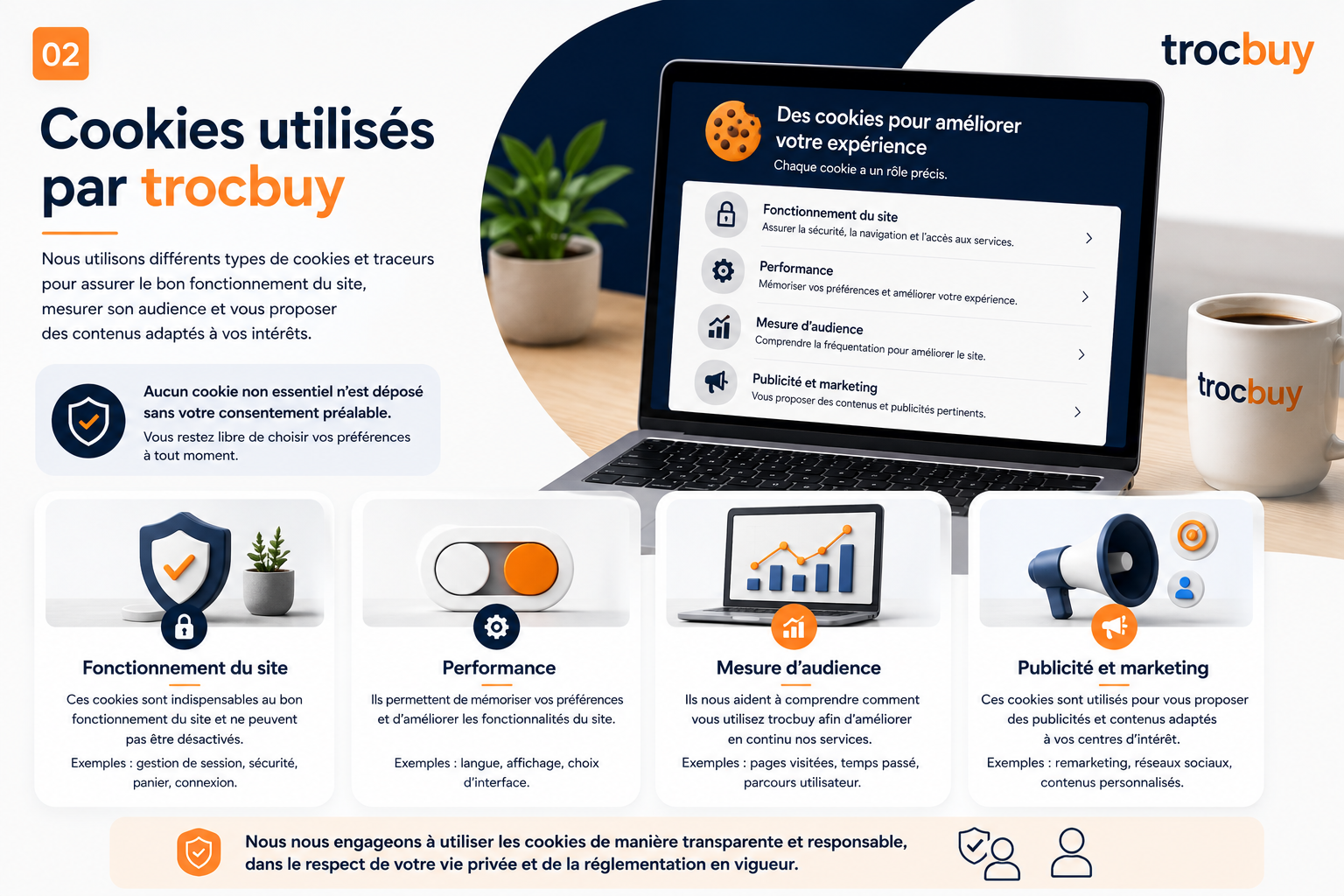 Cookies utilisés par trocbuy